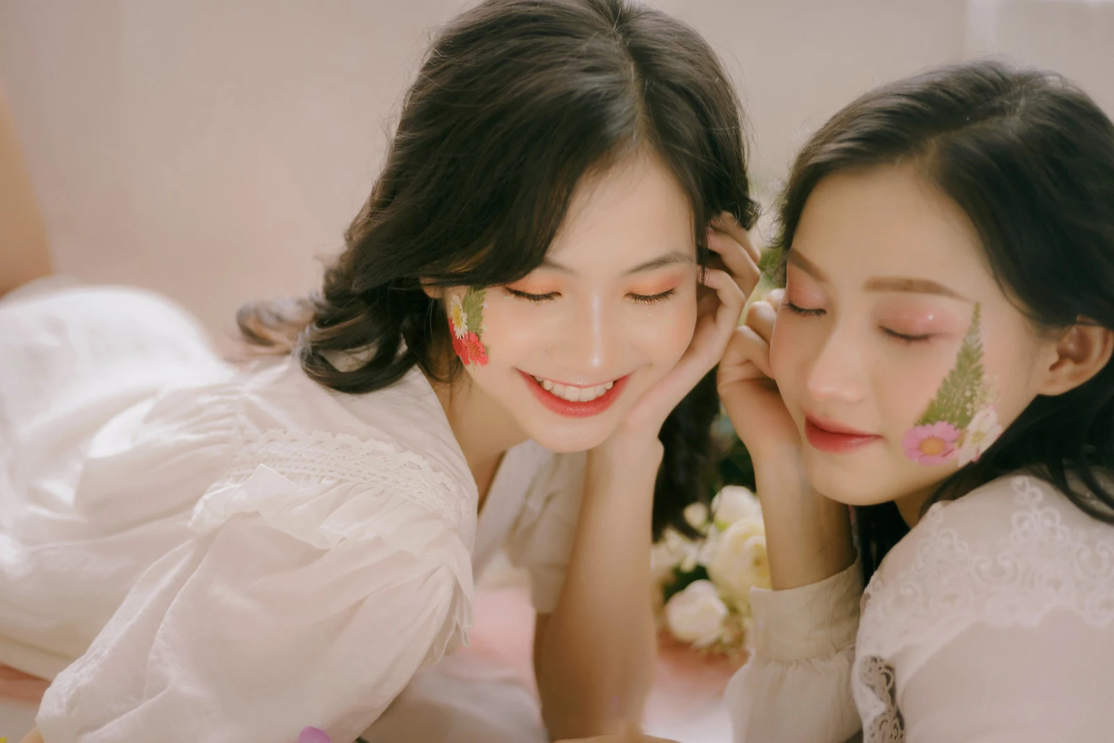 持花少女